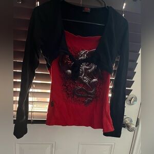 Spiral direct long sleeve with connected shirt 3for20